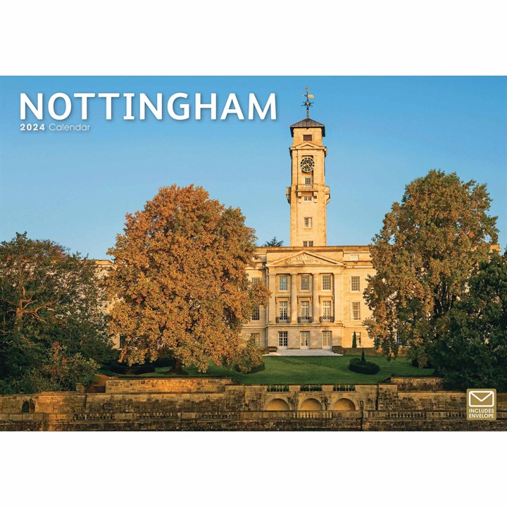 Nottingham A4 Calendar 2024