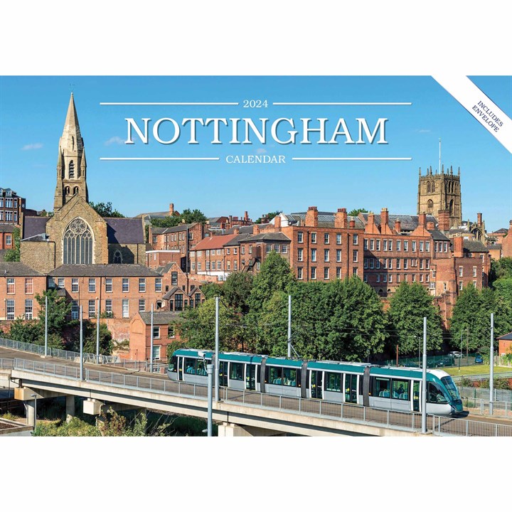 Nottingham A5 Calendar 2024
