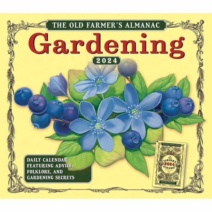 The Old Farmer's Almanac, Gardening Desk Calendar 2024