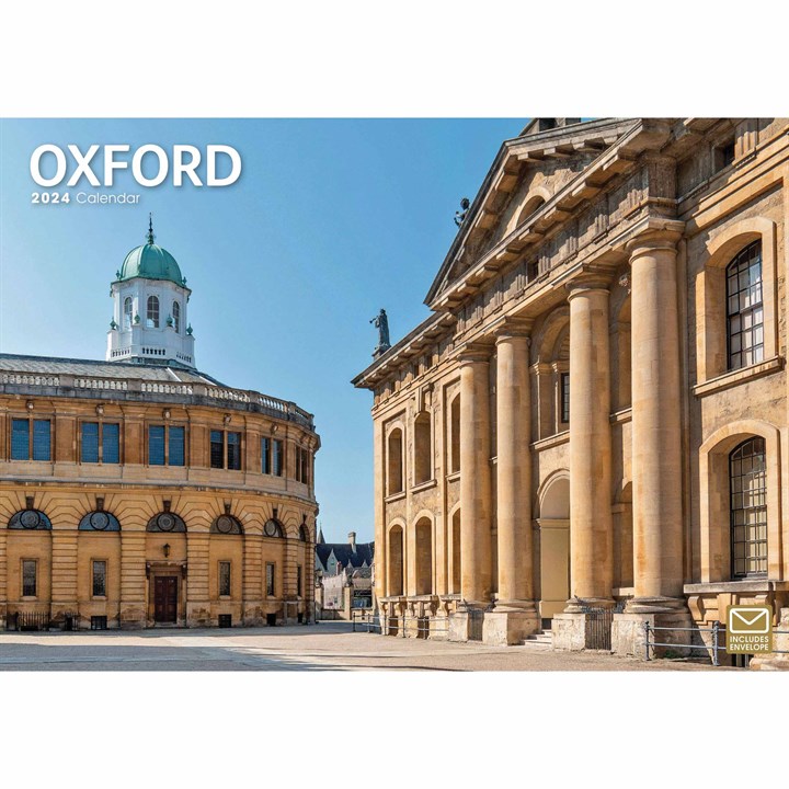 Oxford A4 Calendar 2024