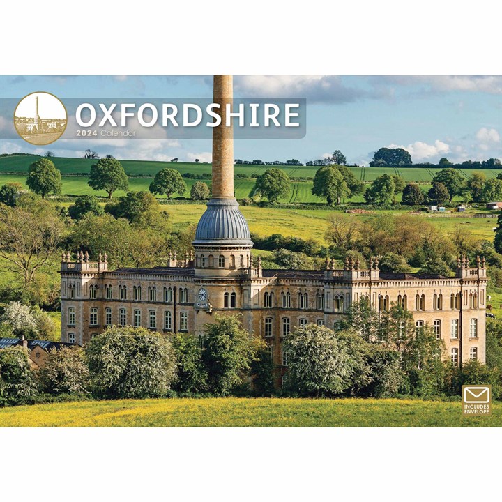 Oxfordshire A4 Calendar 2024