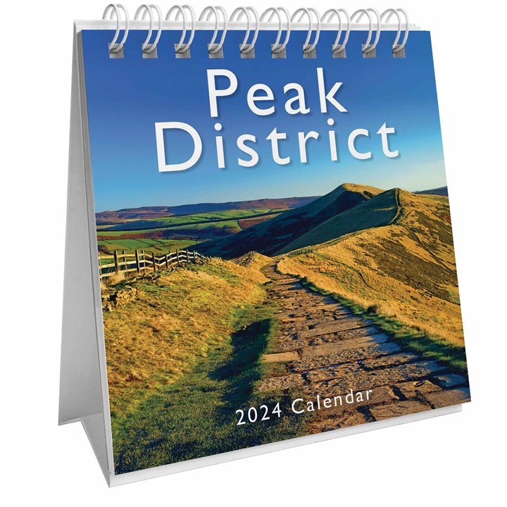 Peak District Mini Easel Desk Calendar 2024