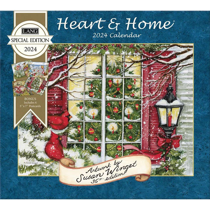 Susan Winget, Heart & Home Deluxe Calendar 2024