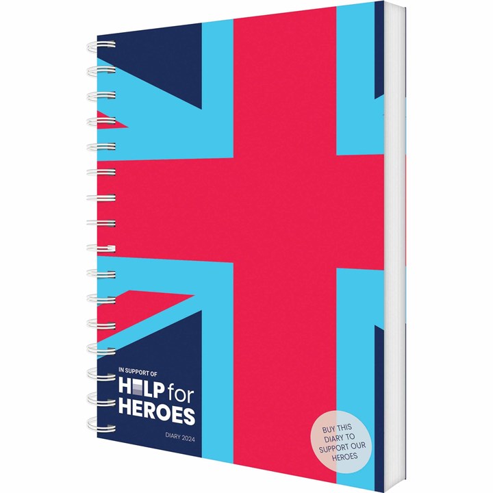Help For Heroes A5 Diary 2024