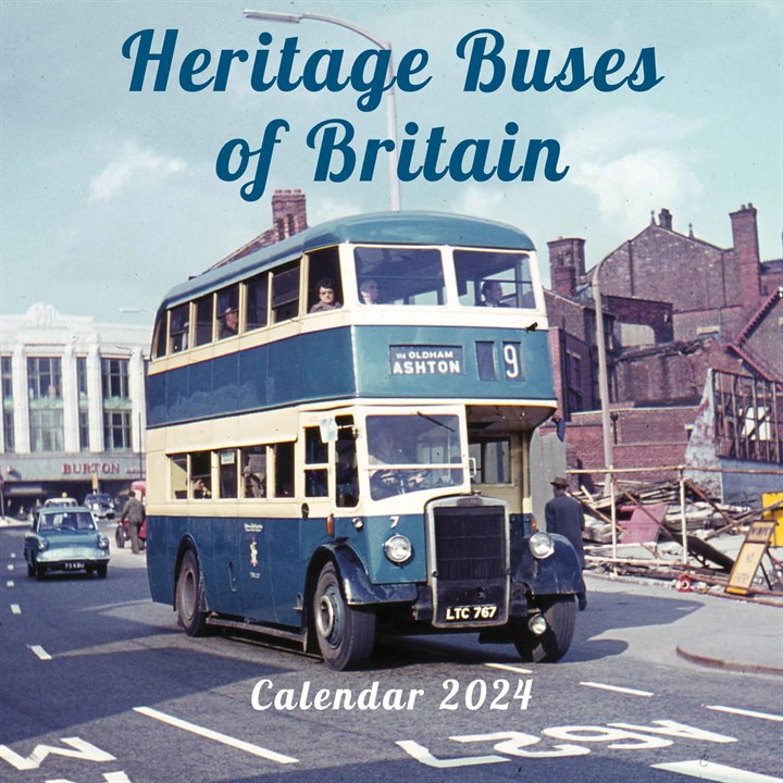 Heritage Buses of Britain Mini Calendar 2024