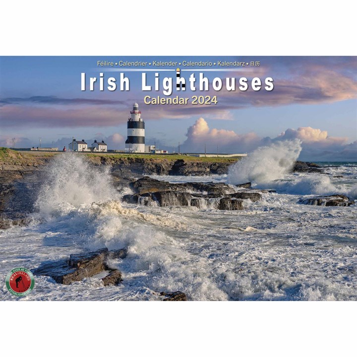 Irish Lighthouses A4 Calendar 2024