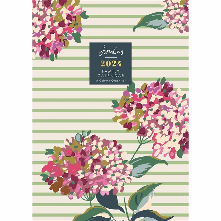 Joules, Floral A3 Family Planner 2024