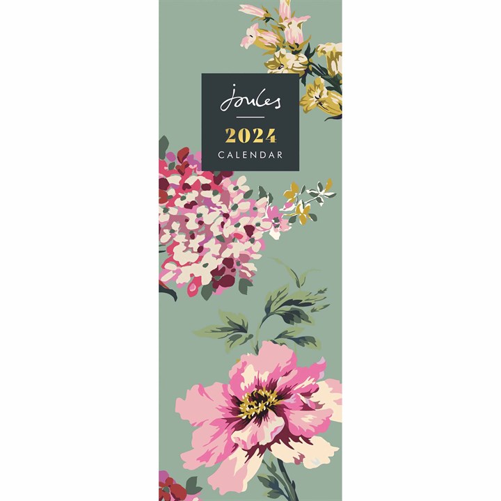 Joules, Floral Slim Calendar 2024