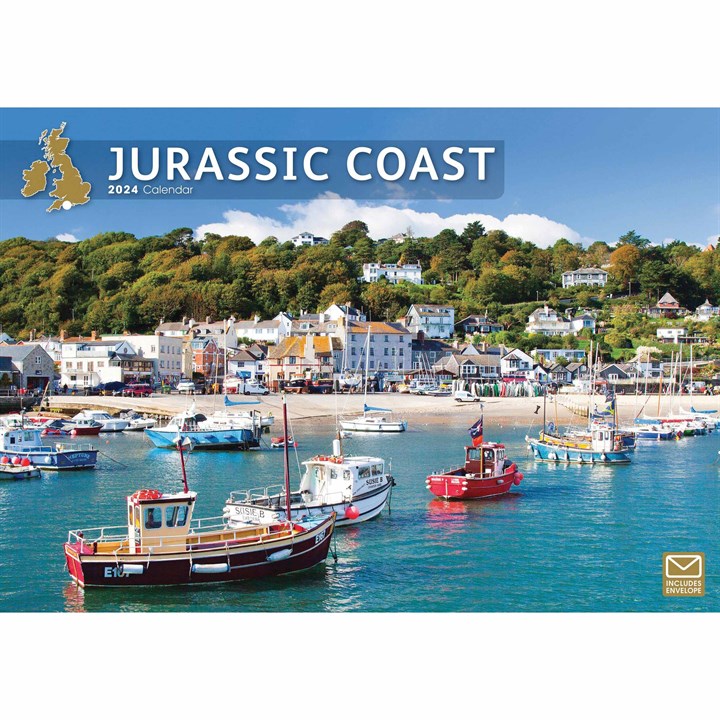 Jurassic Coast A4 Calendar 2024