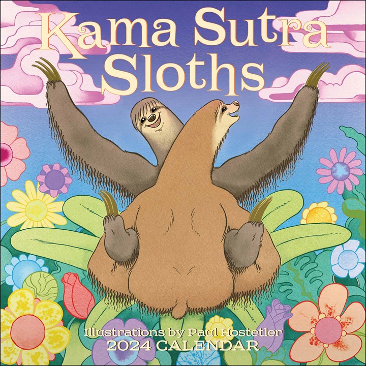 Kama Sutra Sloths Calendar 2024