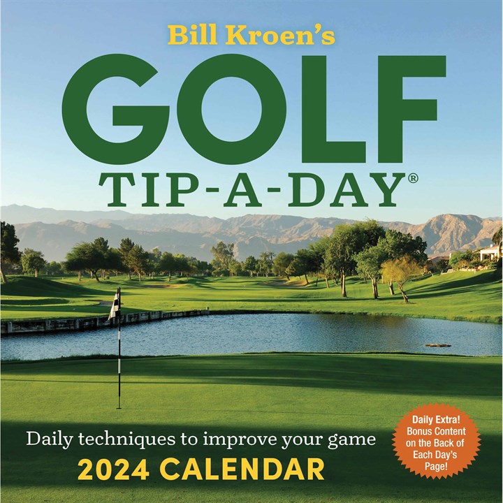 Bill Kroen's Golf Tip-A-Day Desk Calendar 2024