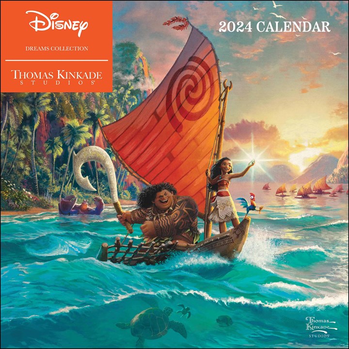 Kinkade, Disney Dreams Calendar 2024