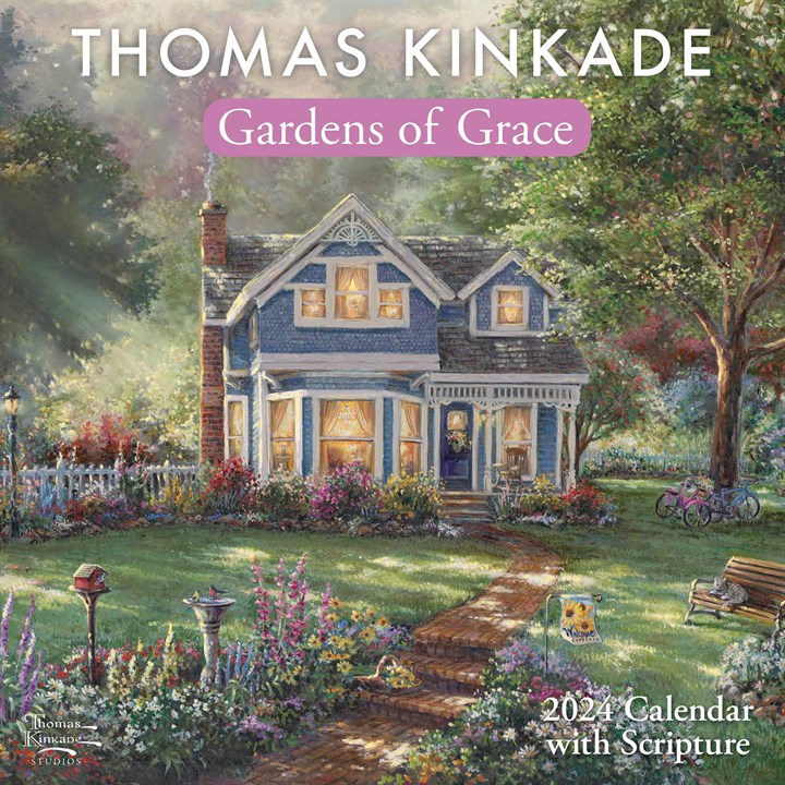 Kinkade, Gardens Of Grace Scripture Calendar 2024