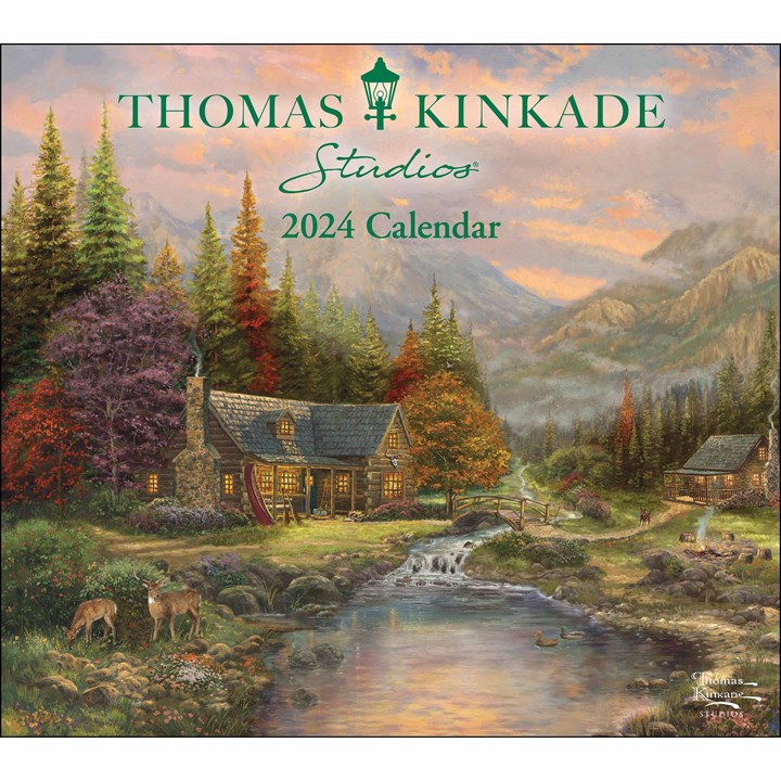 Kinkade, Studios Deluxe Calendar 2024