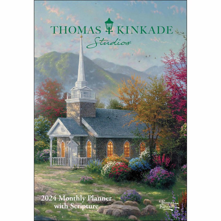 Kinkade, Studios Monthly Planner A6 Diary 2024