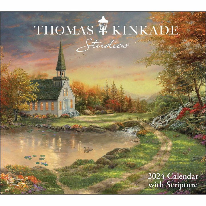 Kinkade, Studios Scripture Deluxe Calendar 2024