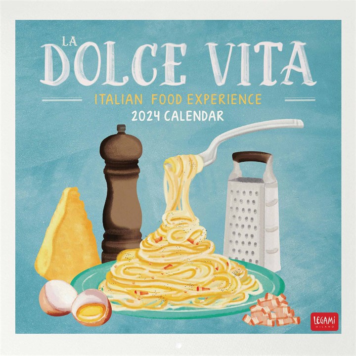 La Dolce Vita, Italian Food Calendar 2024