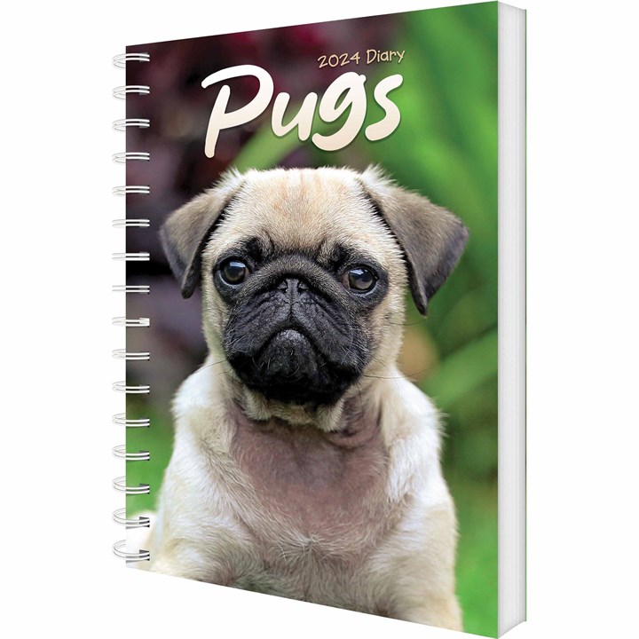 Pugs A5 Diary 2024