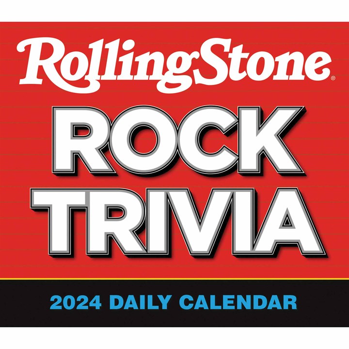 Rolling Stone, Rock Trivia Desk Calendar 2024