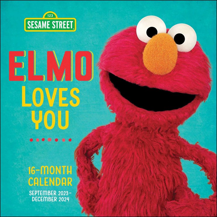 Sesame Street, Elmo Loves You Calendar 2024