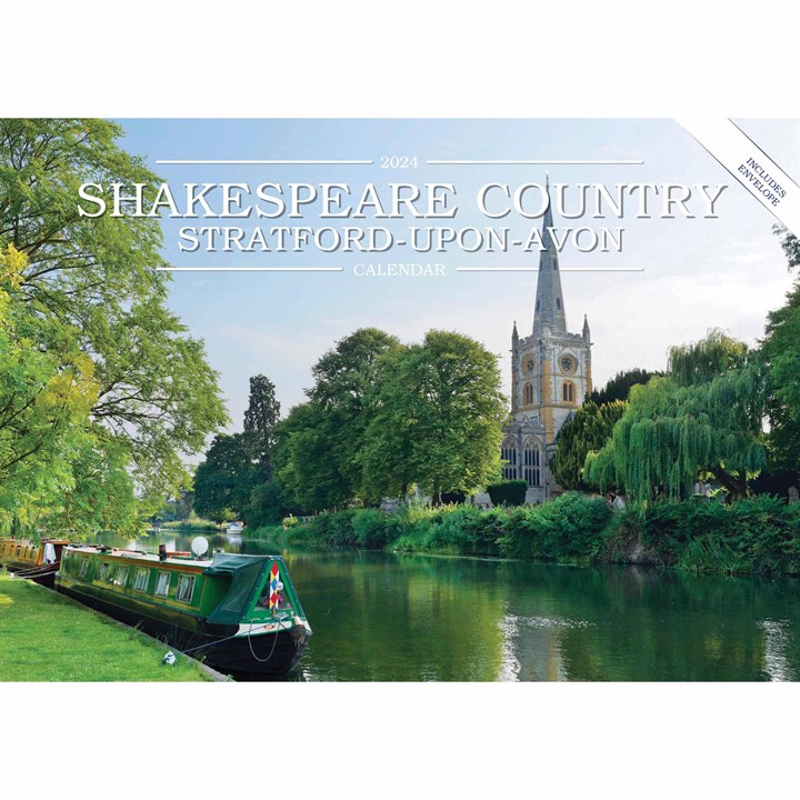Shakespeare Country, Stratford-Upon-Avon A5 Calendar 2024