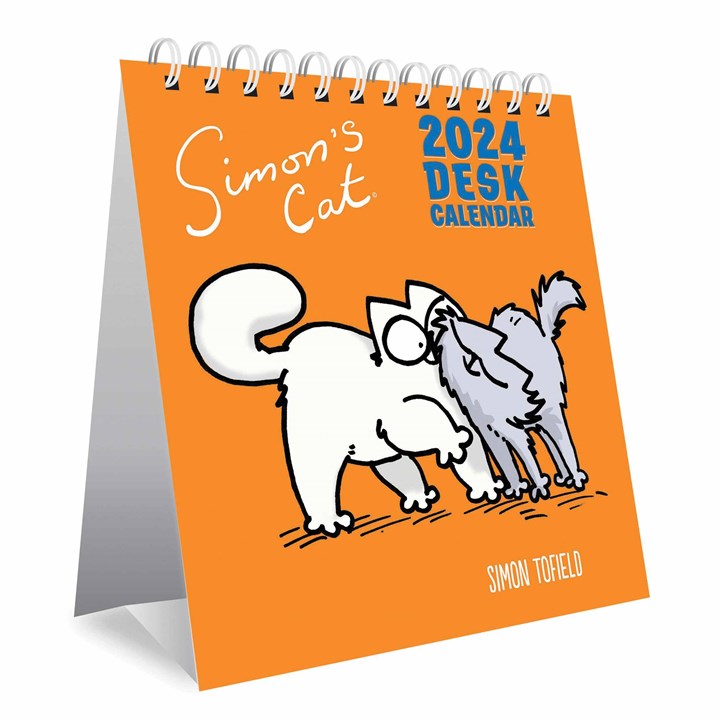 Simon's Cat Easel Desk Calendar 2024