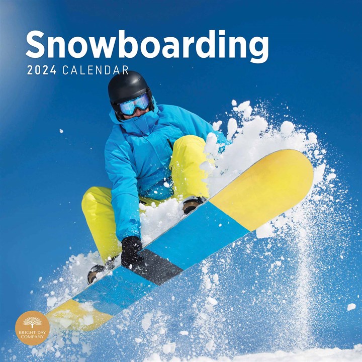 Snowboarding Calendar 2024