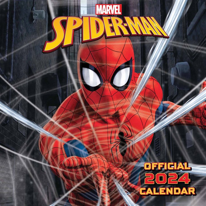 Disney, Marvel Spiderman Calendar 2024