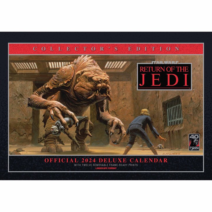 Disney Star Wars, Collector's Edition Return of the Jedi A3 Calendar 2024