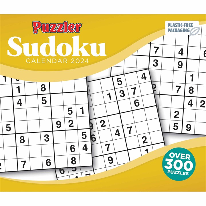 Sudoku, Puzzler Desk Calendar 2024