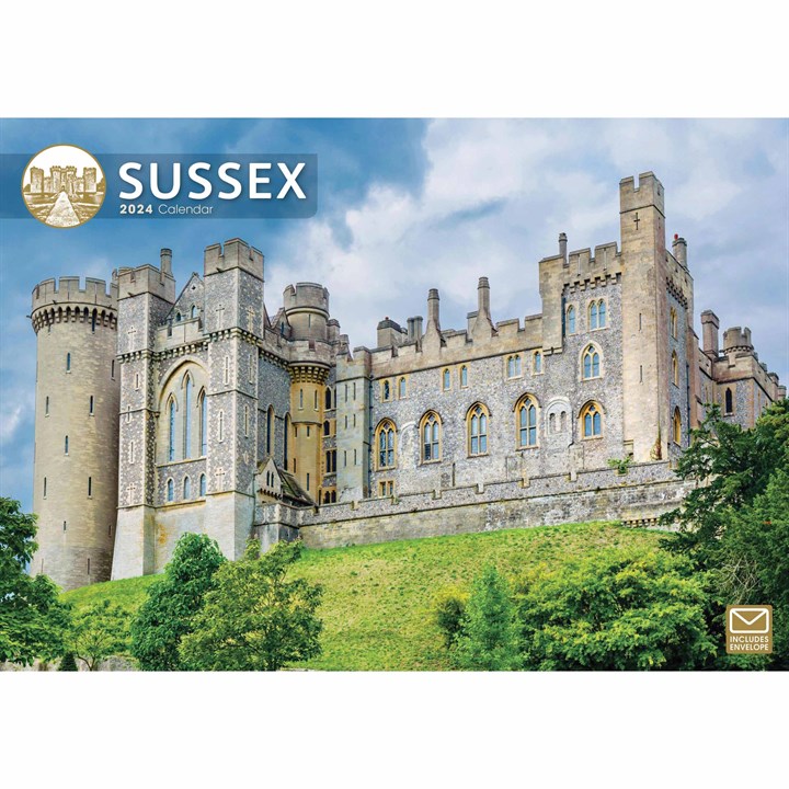 Sussex A4 Calendar 2024