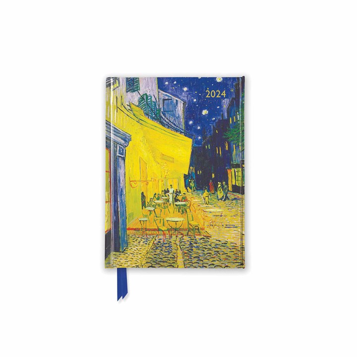 Van Gogh, Cafe Terrace at Night A6 Diary 2024