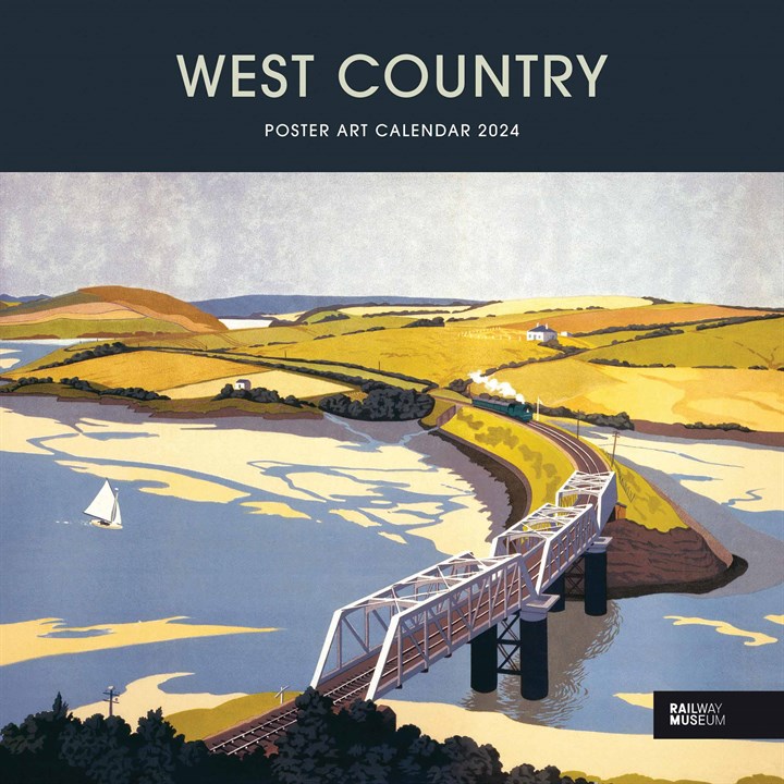 National Railway Museum, West Country Poster Art Calendar 2024