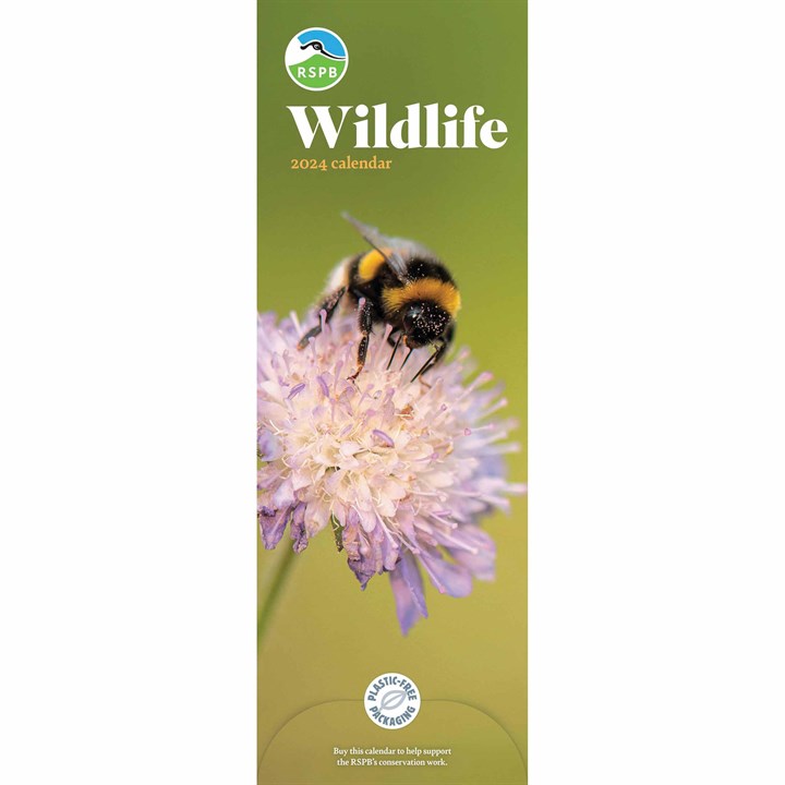 RSPB, Wildlife Slim Calendar 2024