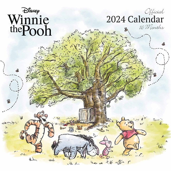 Disney, Winnie The Pooh Calendar 2024