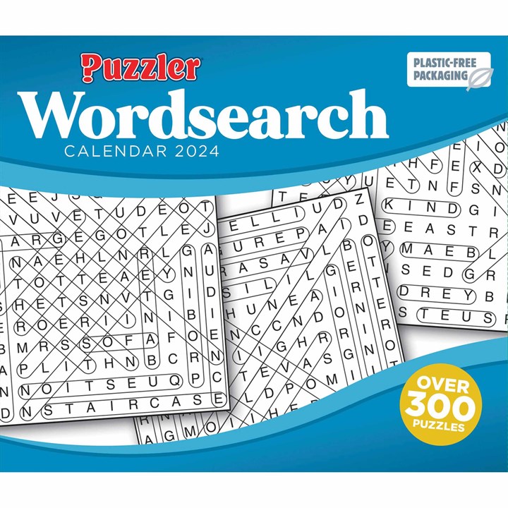 Wordsearch, Puzzler Desk Calendar 2024