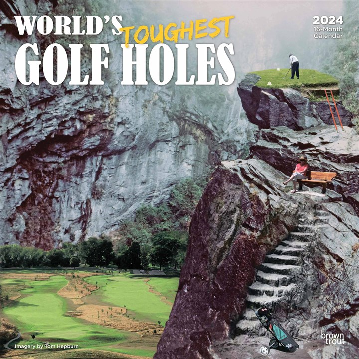 World's Toughest Golf Holes Calendar 2024
