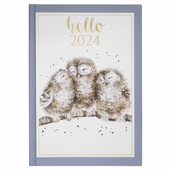 Wrendale Designs, Owls A5 Diary 2024