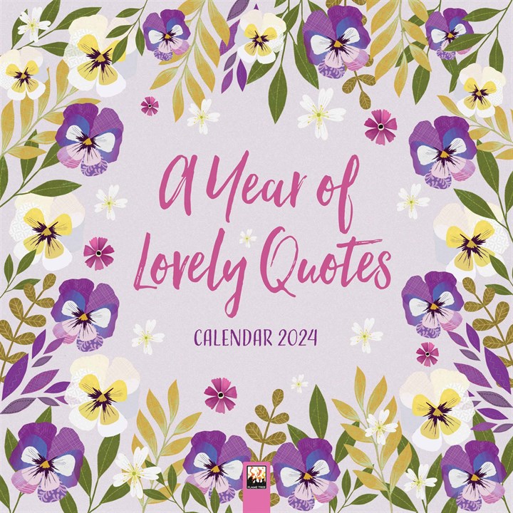 A Year Of Lovely Quotes Calendar 2024