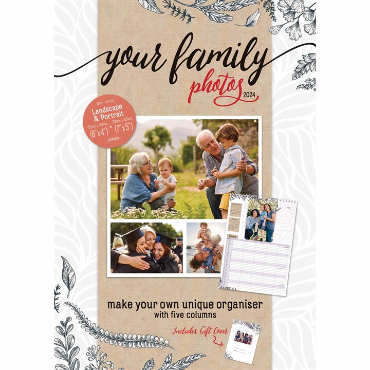 Your Family Photos A3 Family Planner 2024