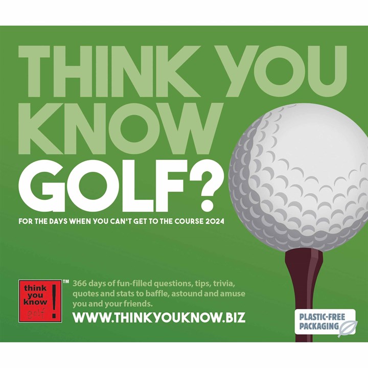 Think You Know Golf? Desk Calendar 2024