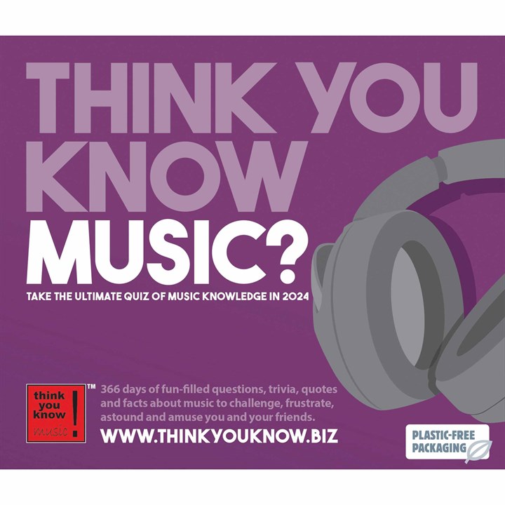 Think You Know Music? Desk Calendar 2024