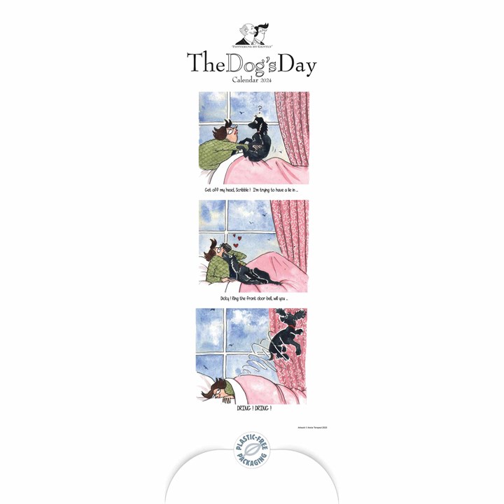 Tottering By Gently, The Dog's Day Couples Slim Planner 2024