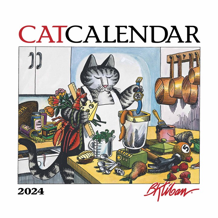 B Kliban, Cat Mini Calendar 2024