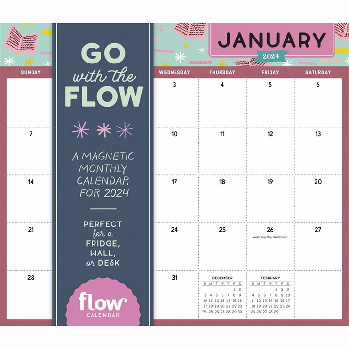 Go With the Flow Magnetic Desk Pad 2024