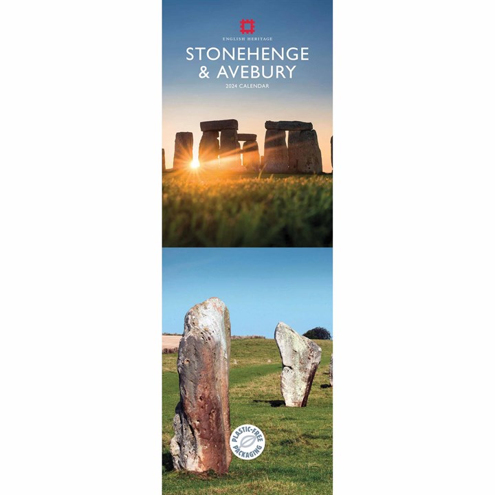 English Heritage, Stonehenge and Avebury Slim Calendar 2024