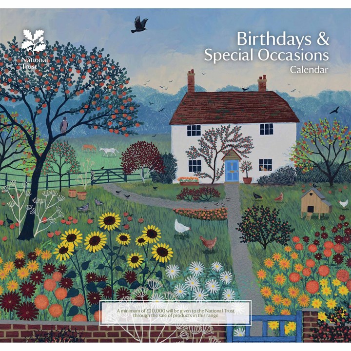 National Trust, Jo Grundy Birthday Calendar