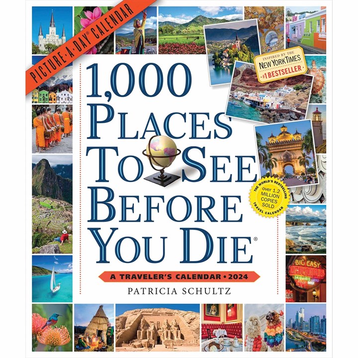1,000 Places To See Before You Die Deluxe Calendar 2024