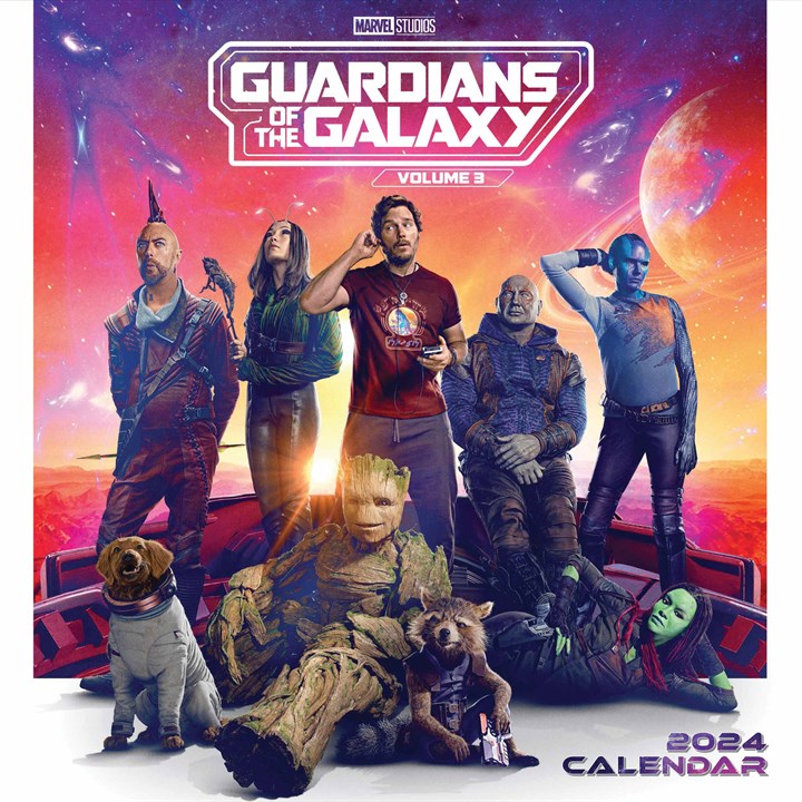 Disney Marvel, Guardians Of The Galaxy Vol. 3 Calendar 2024