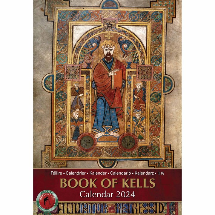 Book Of Kells A5 Calendar 2024